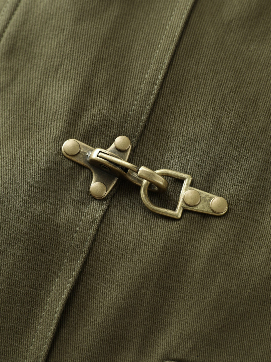 Pure Cotton Color Contrast Button Jacket