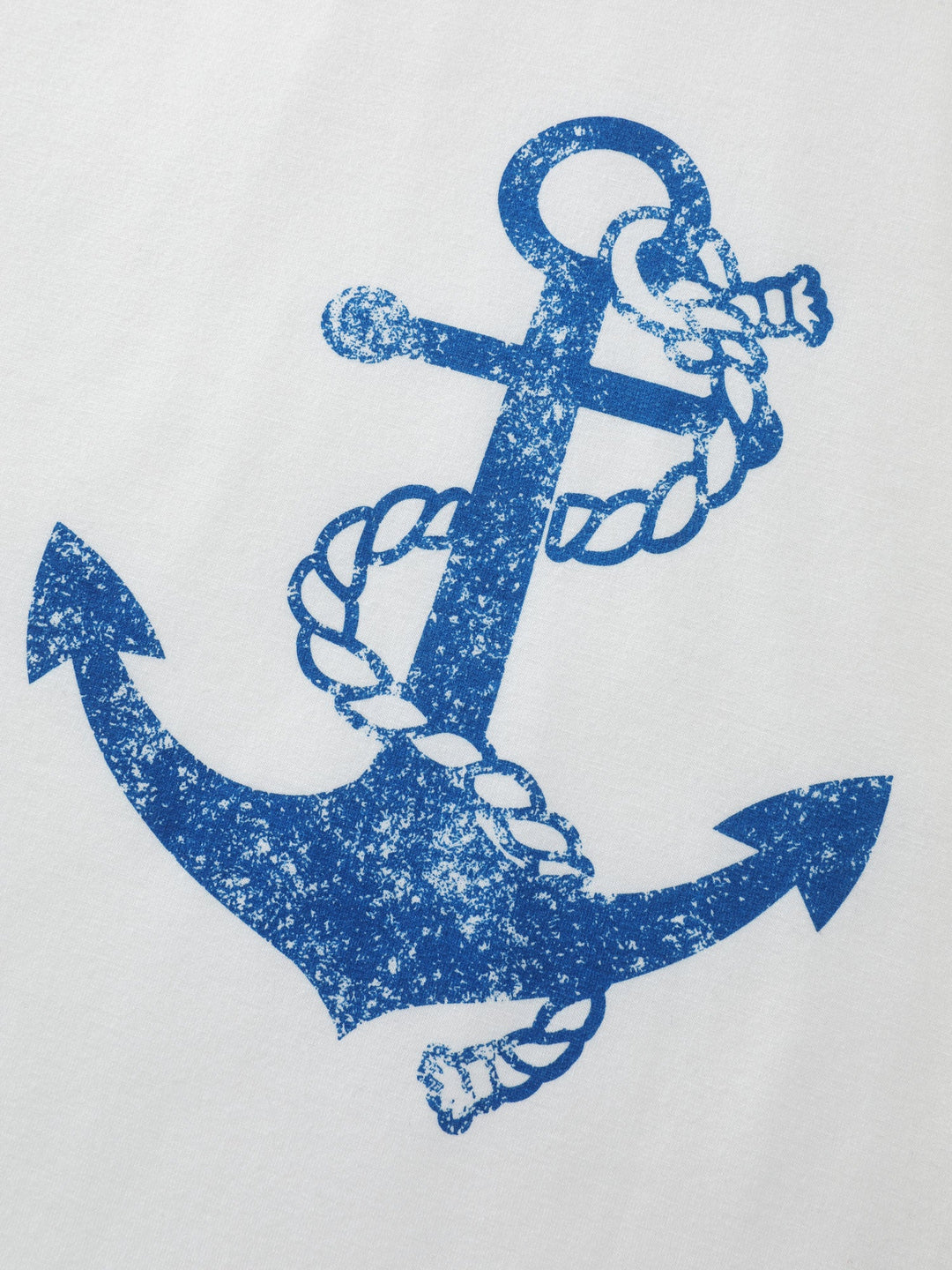 Supersoft Anchor Motif Drop Shoulder Sweatshirt