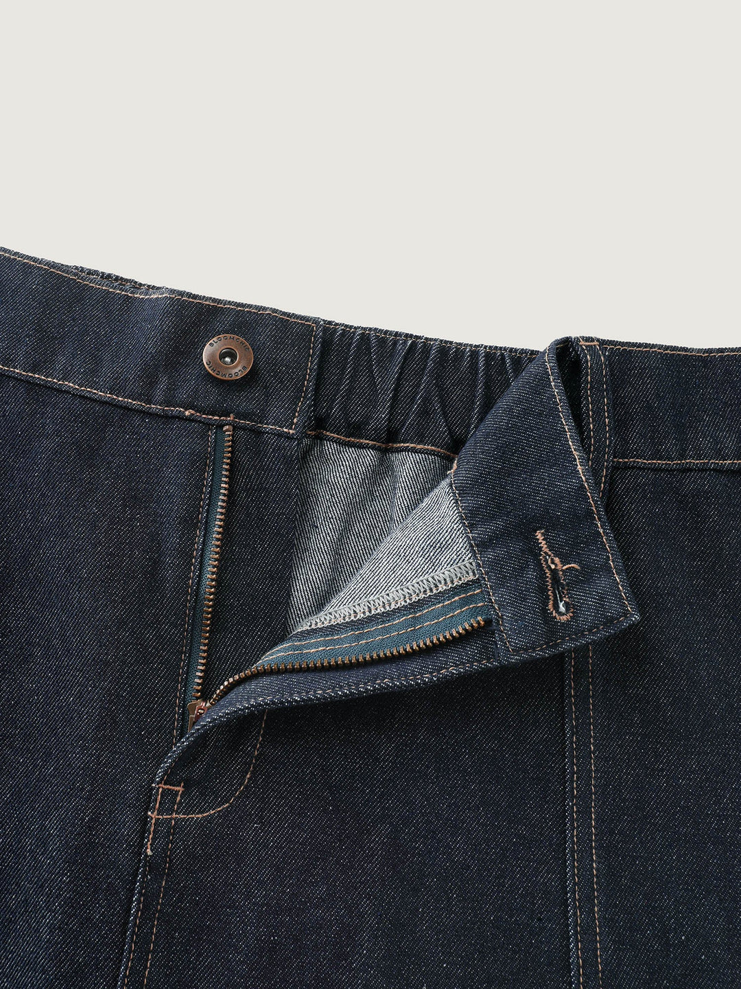 Stretchy Maxi Denim Skirt
