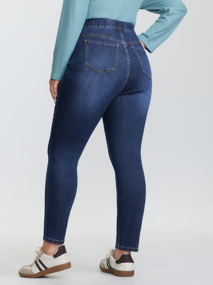 Supersoft Pull-On Skinny-Fit Jeans