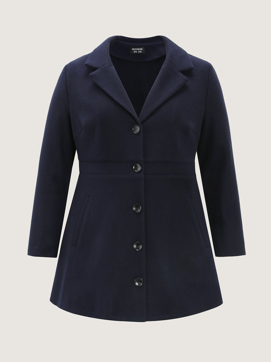 Cinched-Flared High-Low Hem Jacket