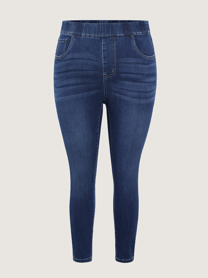 Supersoft Pull-On Skinny-Fit Jeans