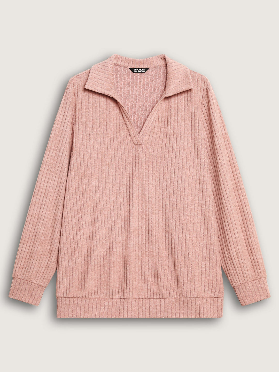 Solid Pit Strip Stretch Sweatshirt