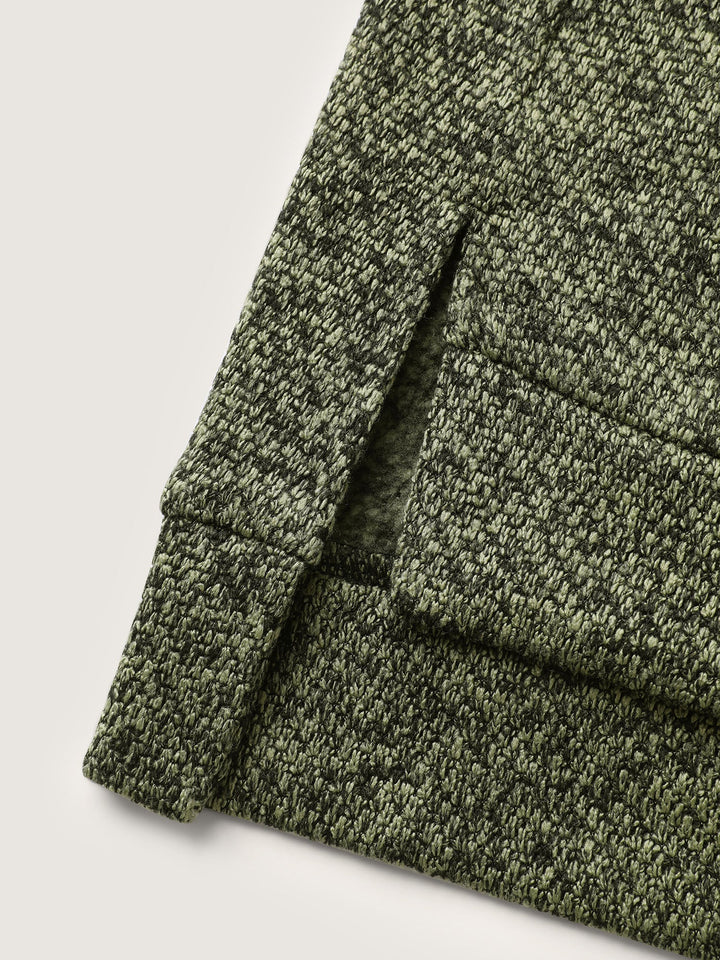 Relaxed Fit Split Hem Pullover