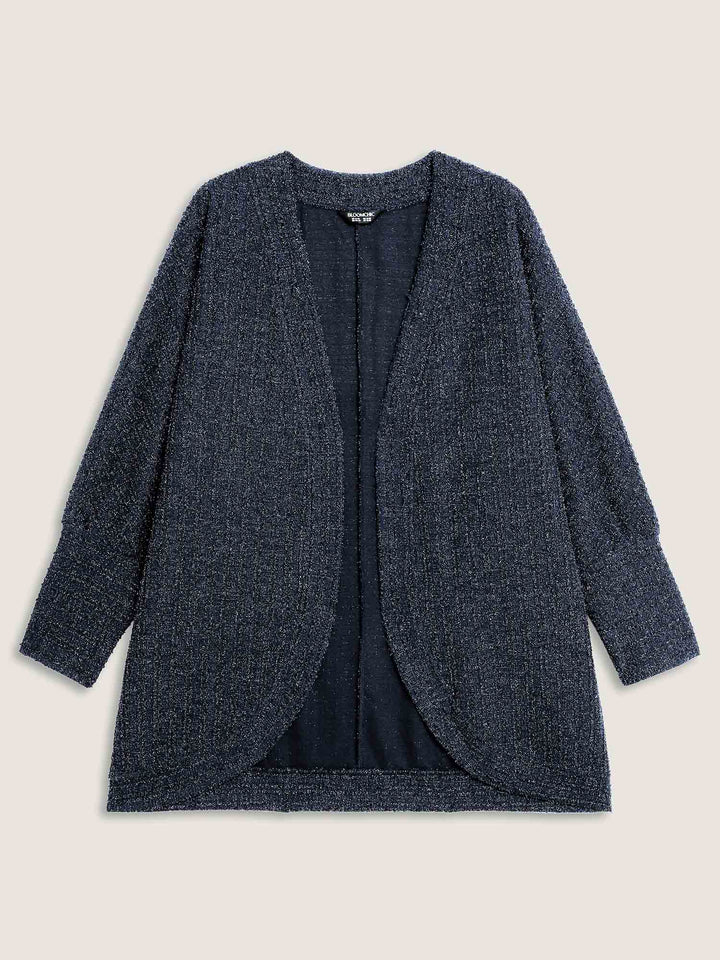 Raglan Sleeve Curvy Hem Jacket