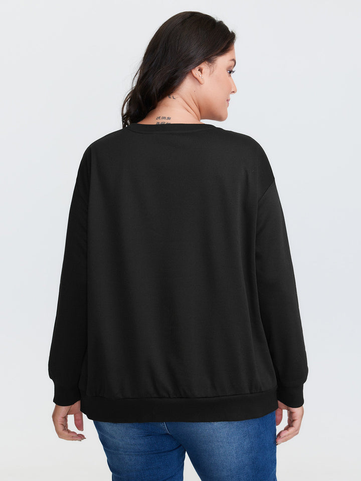 Holiday Gifts Embroidered Heather Sweatshirt
