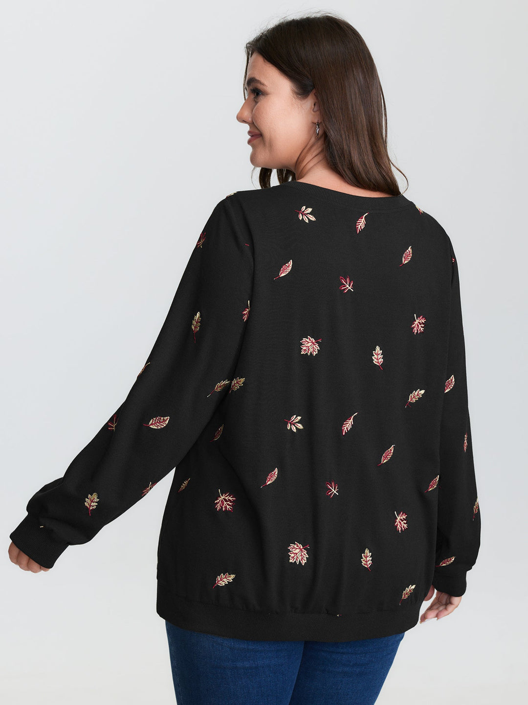 Stretch Lead Embroidered Sweatshirt
