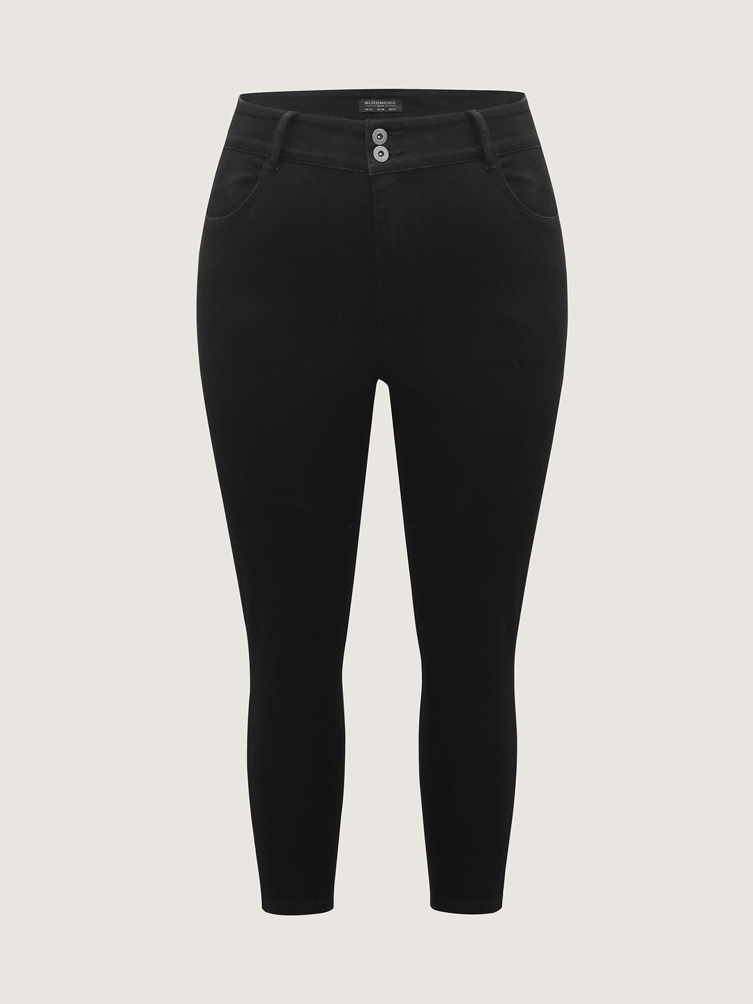 Stretchy Wide Waistband Skinny-Fit Jeans