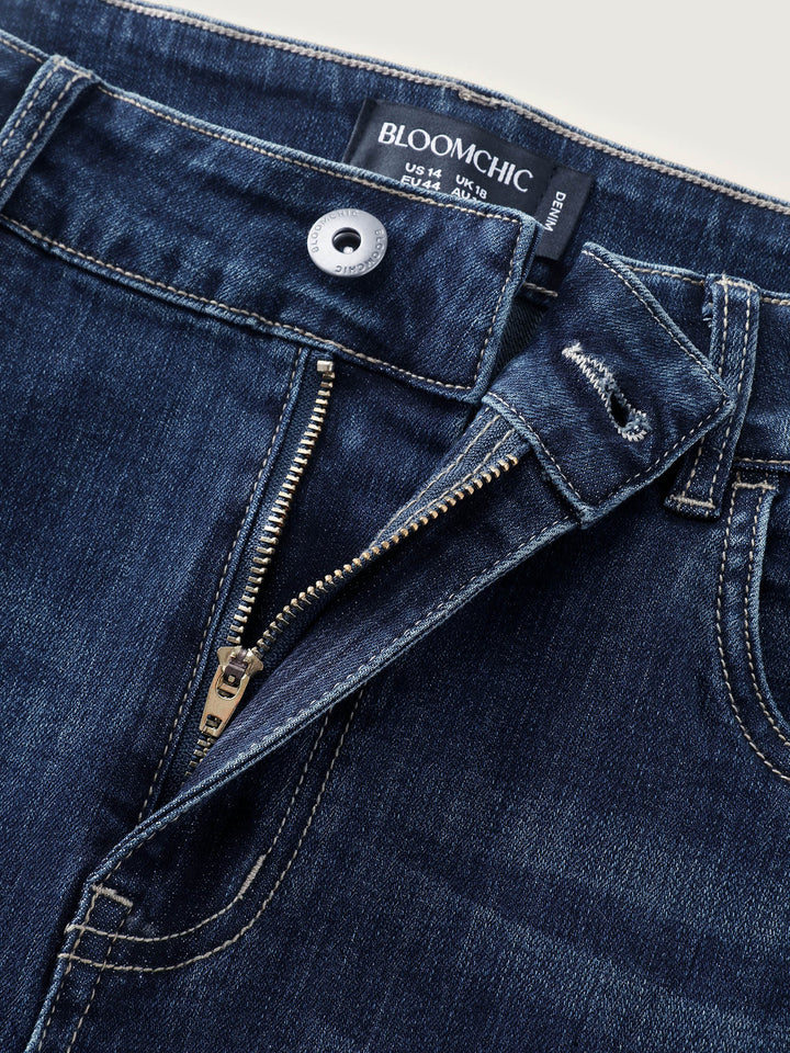 Supersoft Mid-Rise Skinny-Fit Jeans