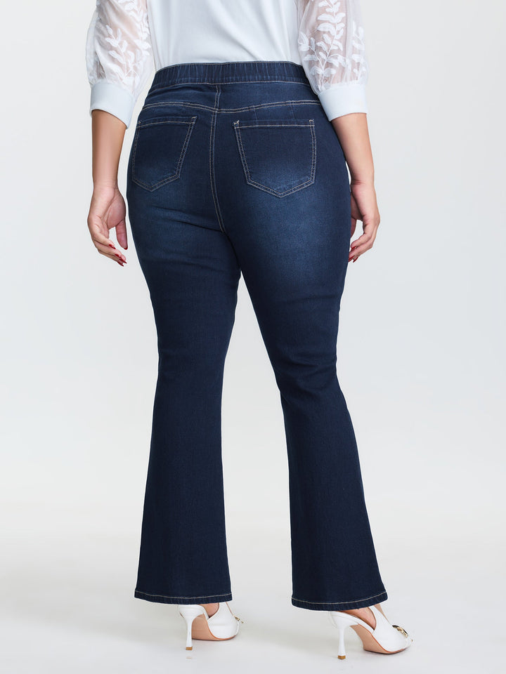 Supersoft Pull-On Bootcut Jeans