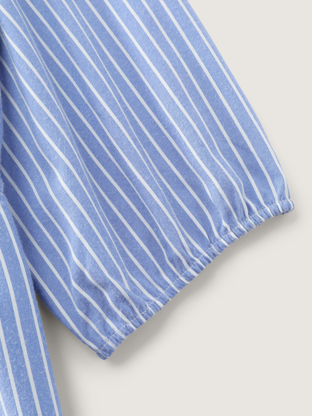 Striped Neck-Tie Tiered Midi Dress