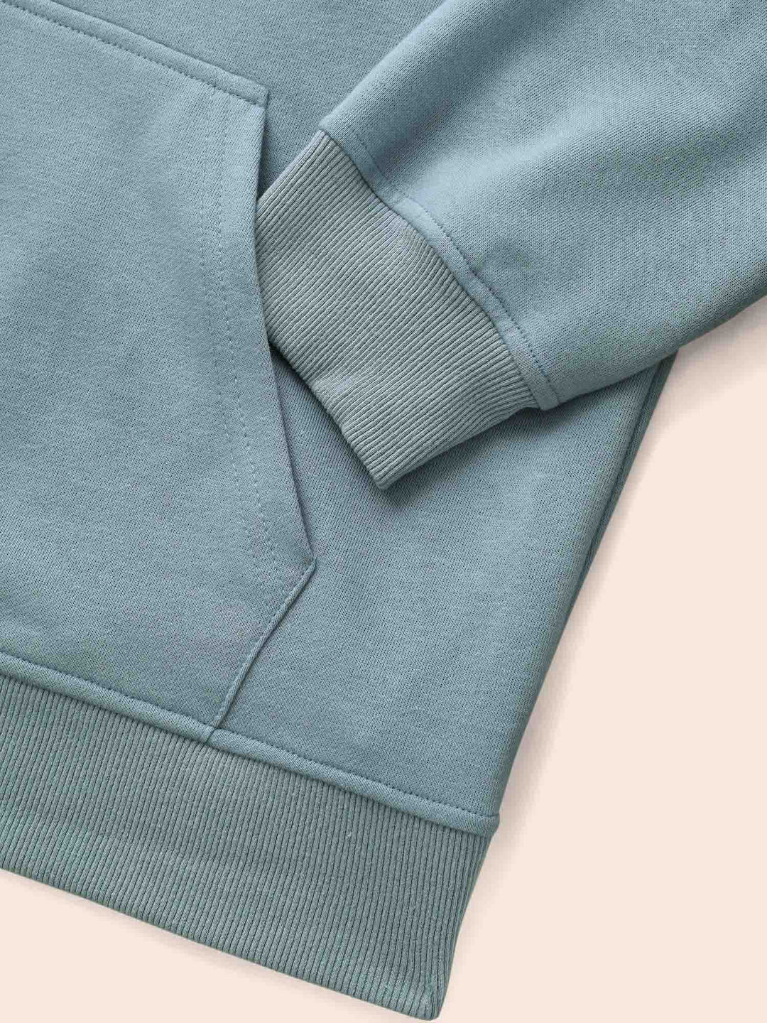 Textured Half Zip Patchwork Sweatshirt