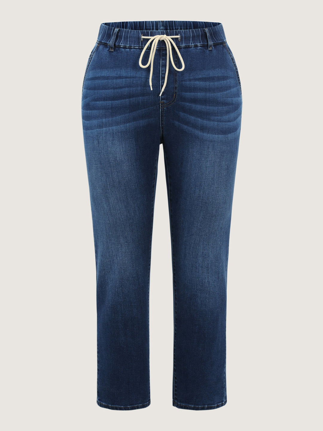 Pull-On Stretchy Boyfriend Jeans