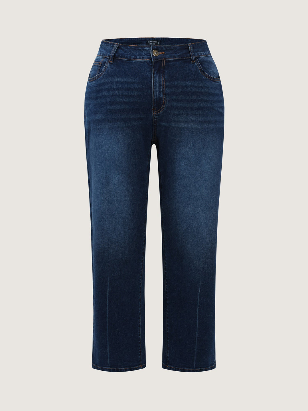 Stretchy Mid-Rise Boyfriend Jeans
