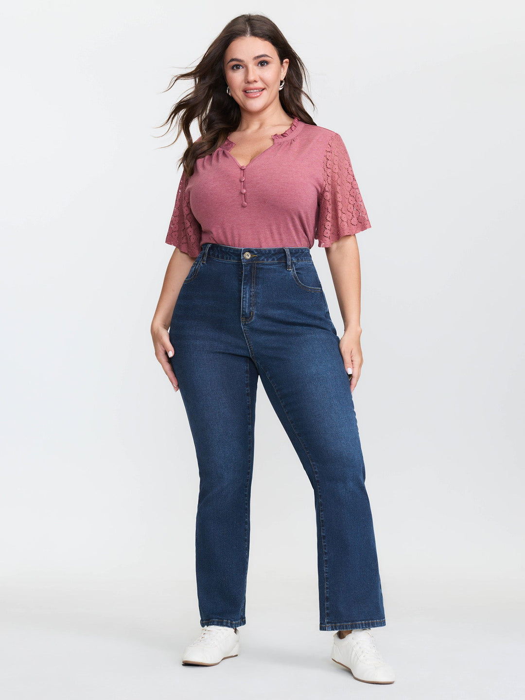 Supersoft Mid-Rise Bootcut Jeans