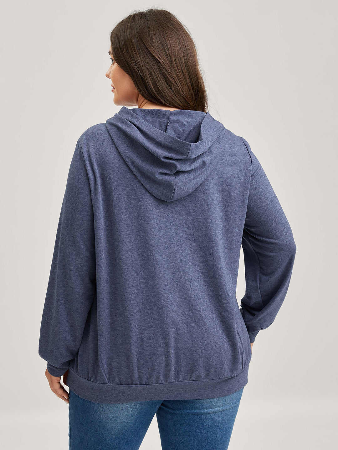 Celestial Print Solid Hoodie