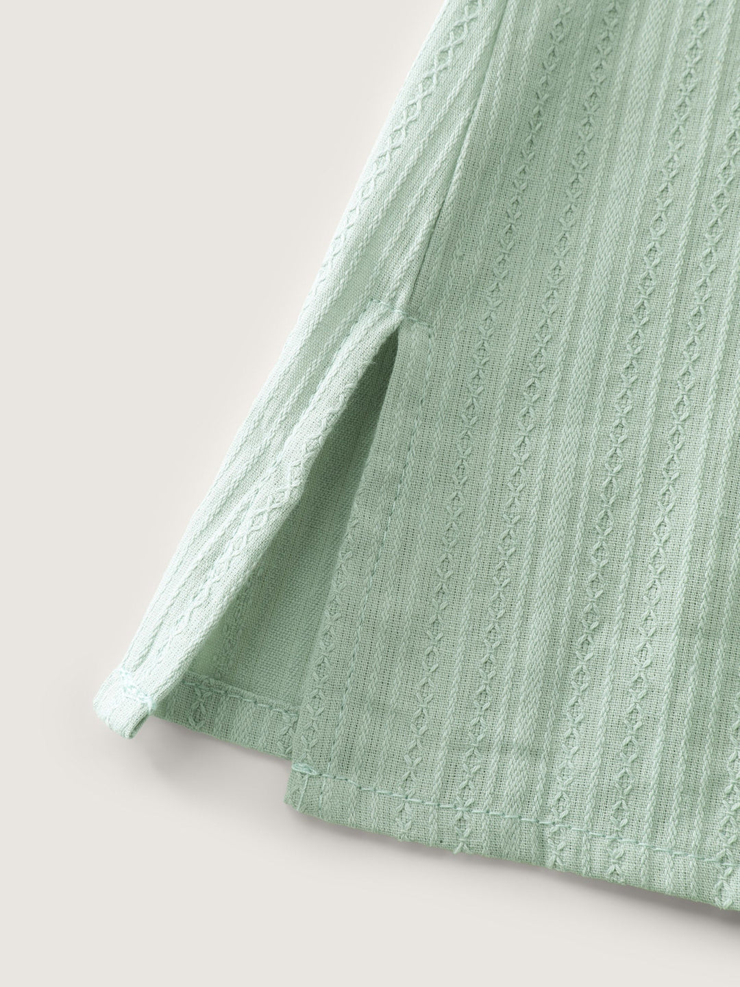 Pure Cotton Webbing Cut-Out Blouse