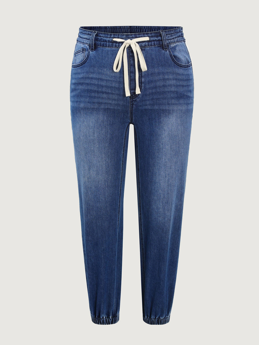 Pull-On Rubber Waist Jeans