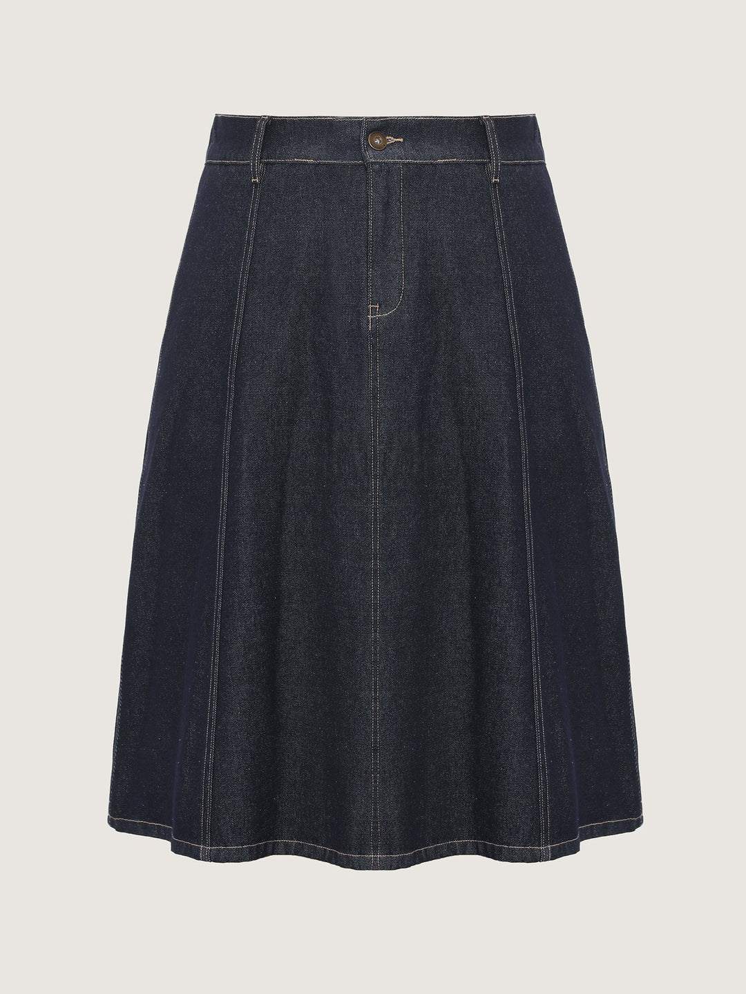 Stretchy Maxi Denim Skirt