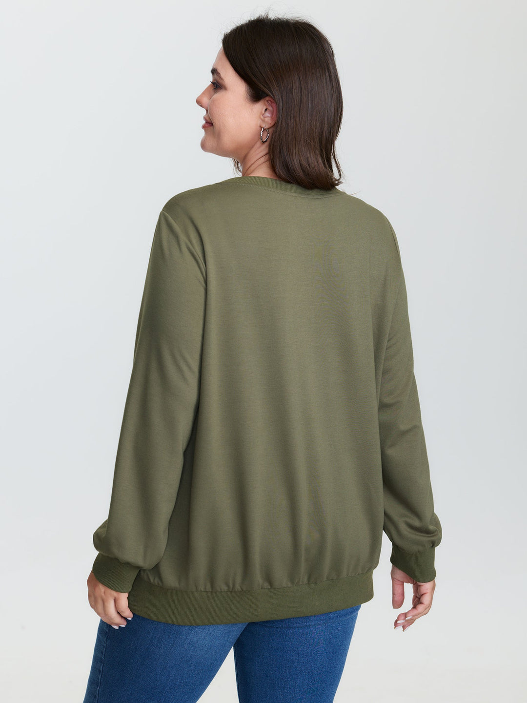 Supersoft Cozy Embroidery Sweatshirt