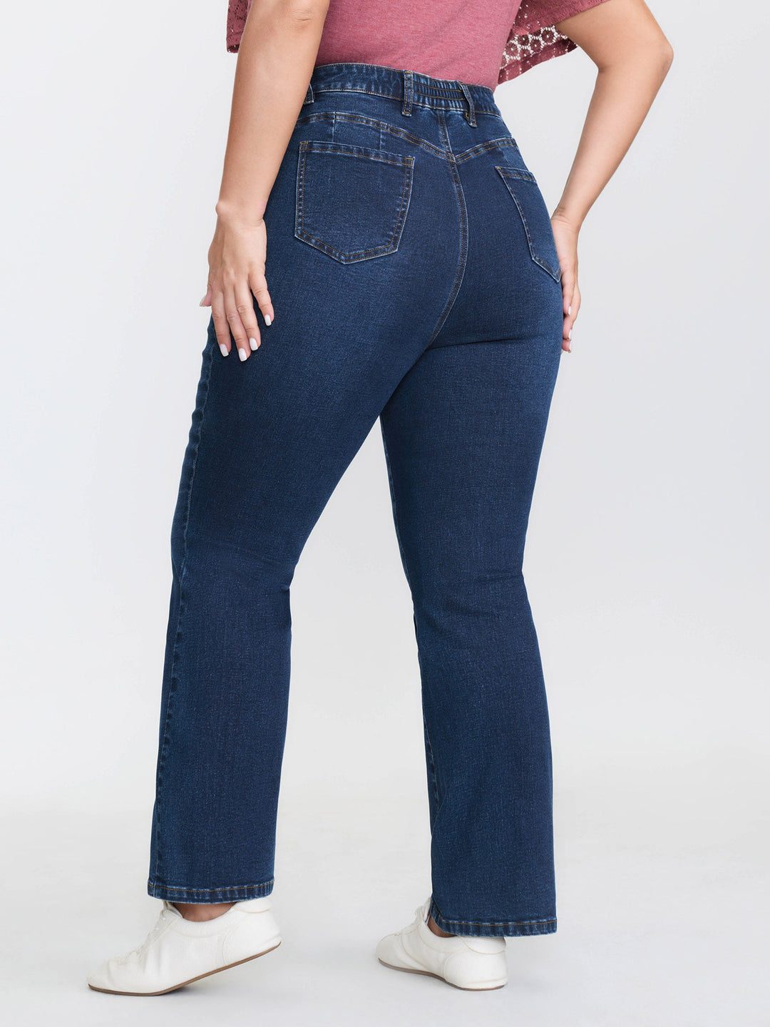 Supersoft Mid-Rise Bootcut Jeans