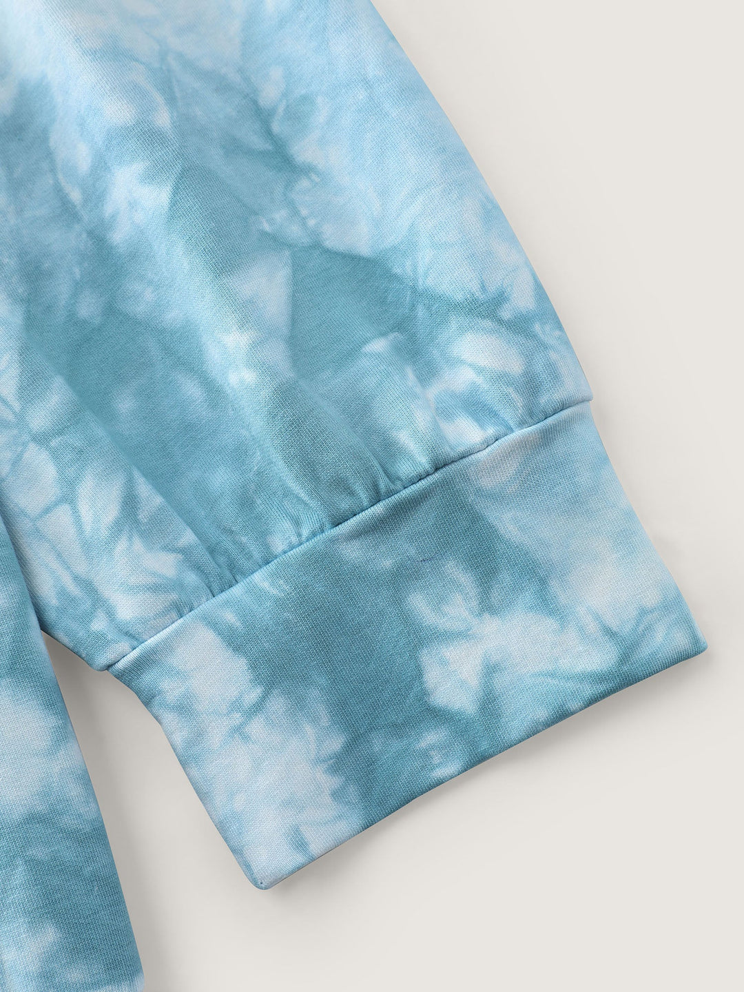 Tie-Dye Positive Affirmation Print Sweatshirt