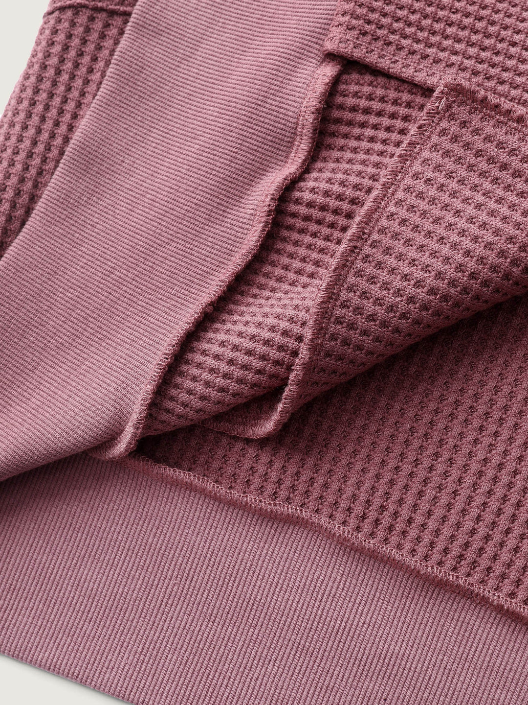 Waffle Weave Blend Pockets Jacket