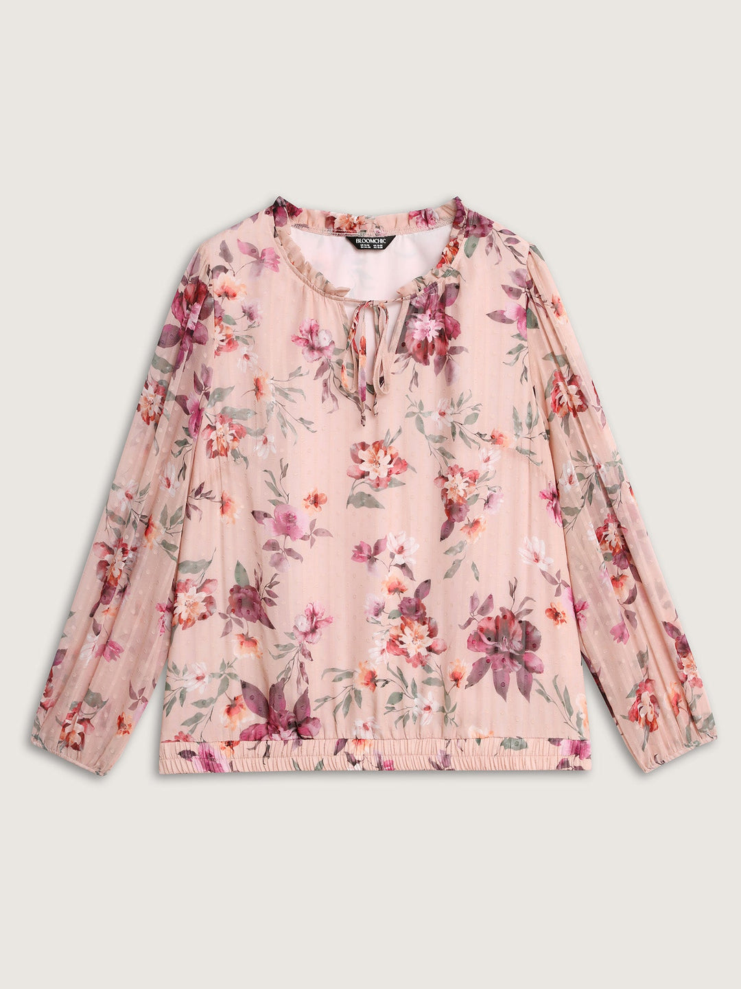 Soft Romance Stretchy Hem Blouse