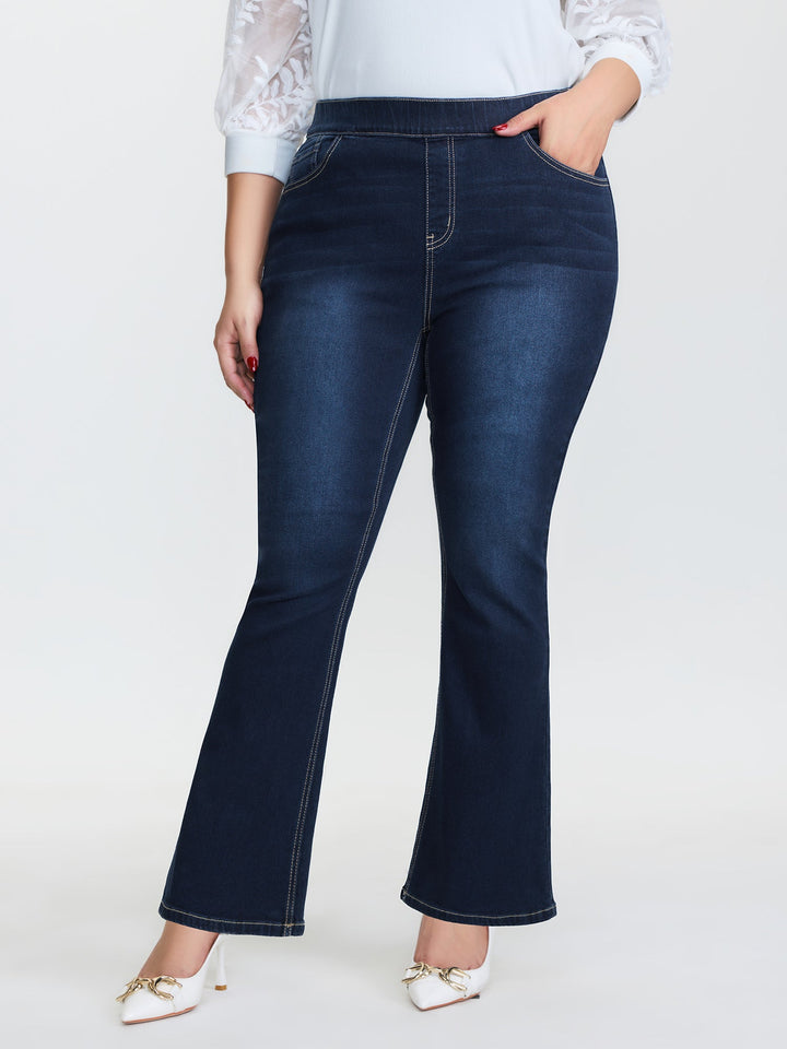 Supersoft Pull-On Bootcut Jeans