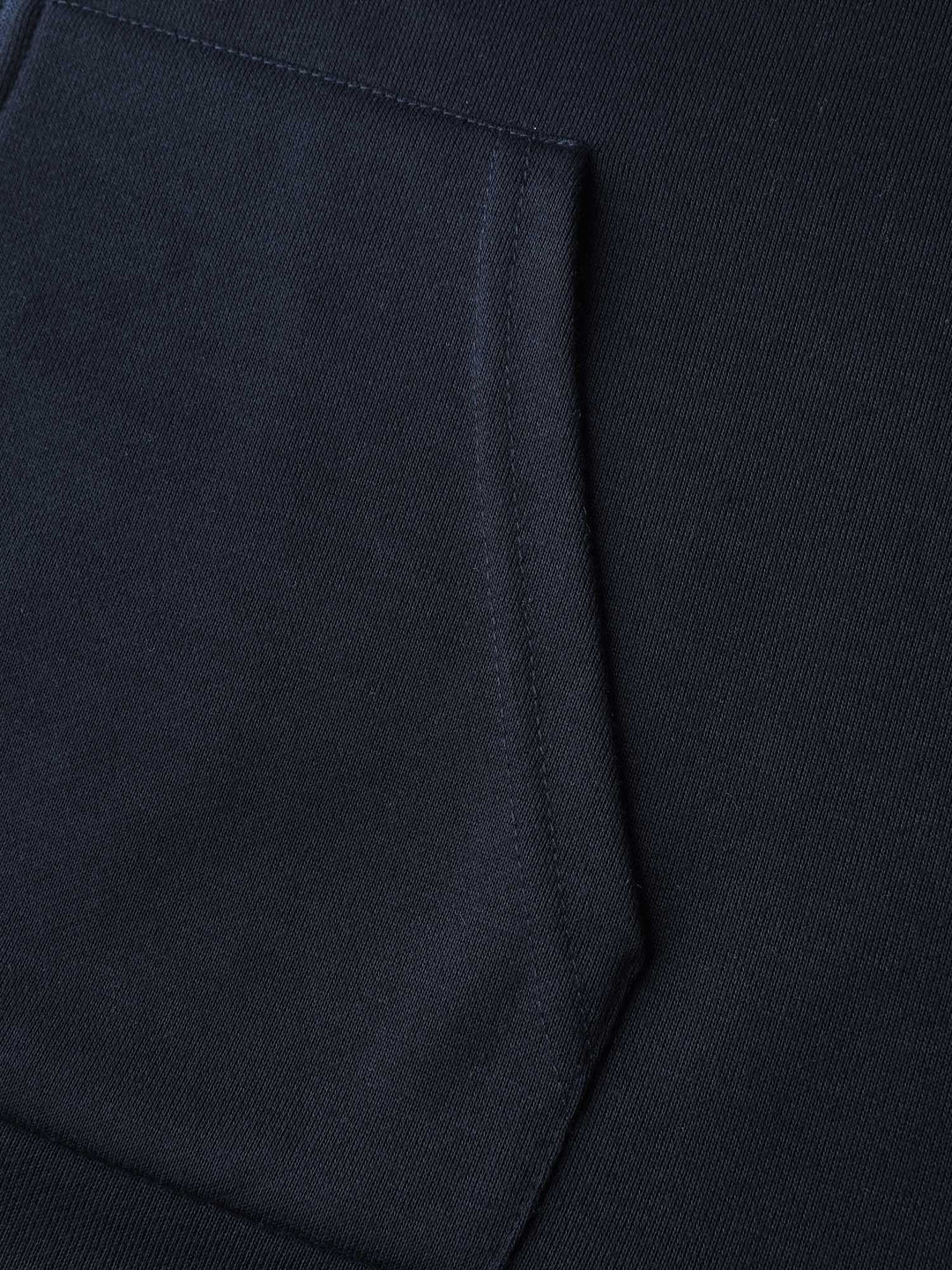 Textured Zipper Front Hoodie Jacket