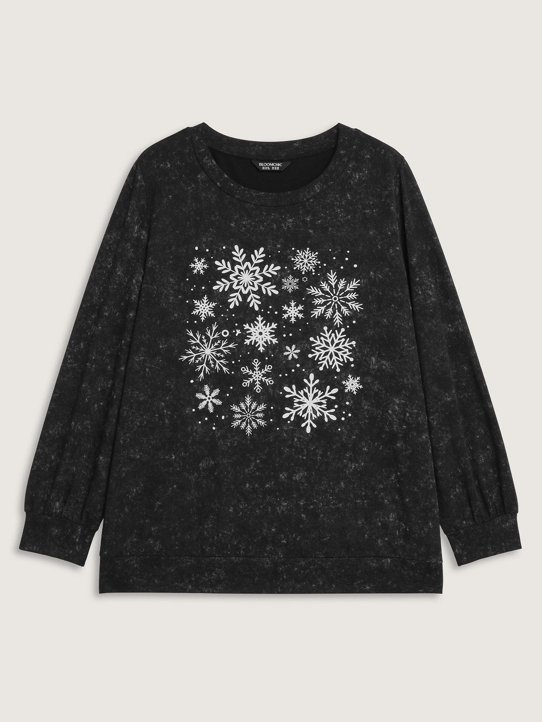 Holiday Cozy Print Sweatshirt