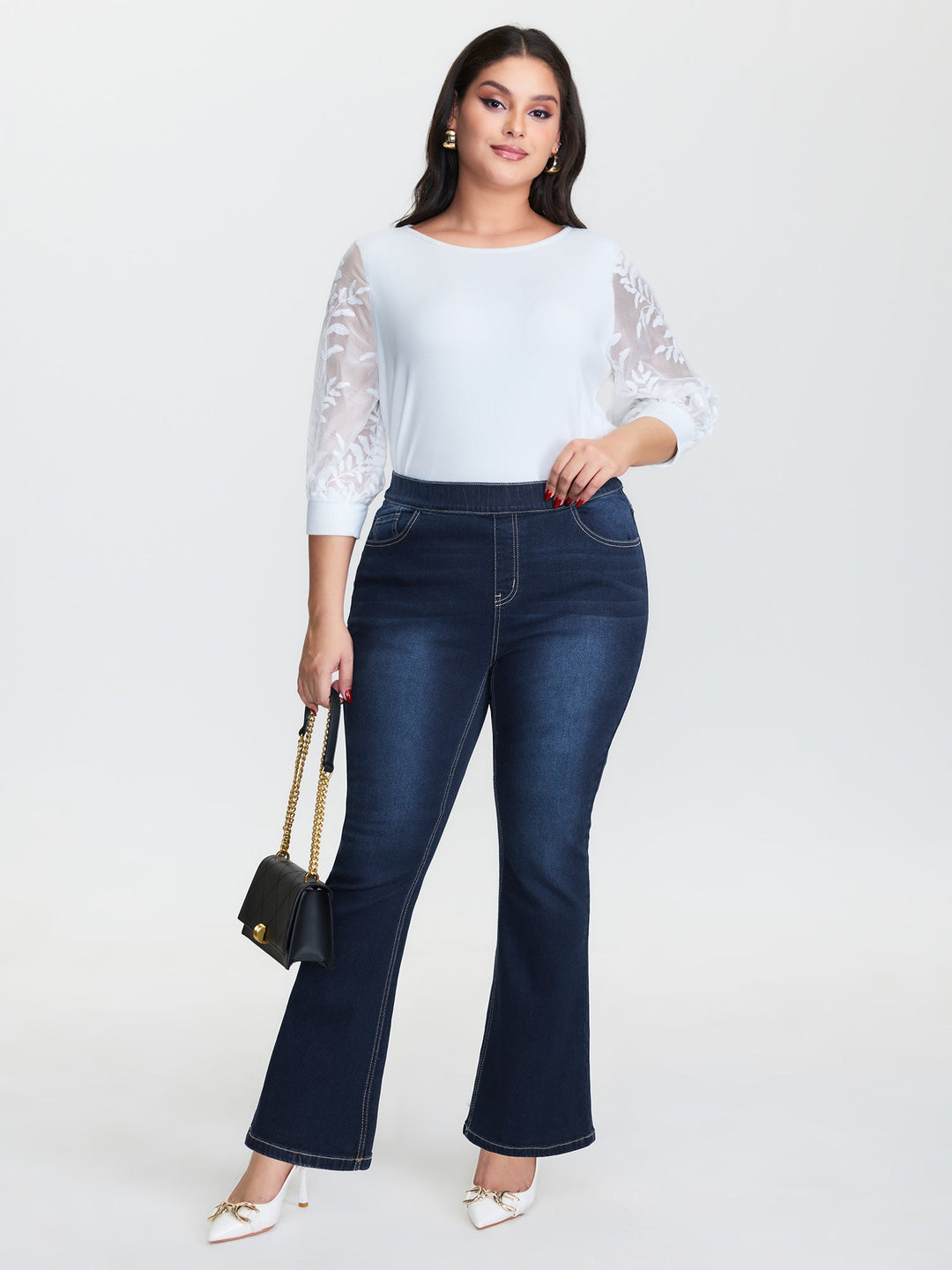 Supersoft Pull-On Bootcut Jeans
