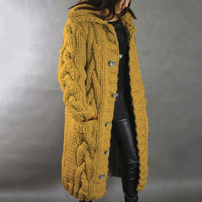 Olivia - Elegant Cosy Coat With Tummy Coverage