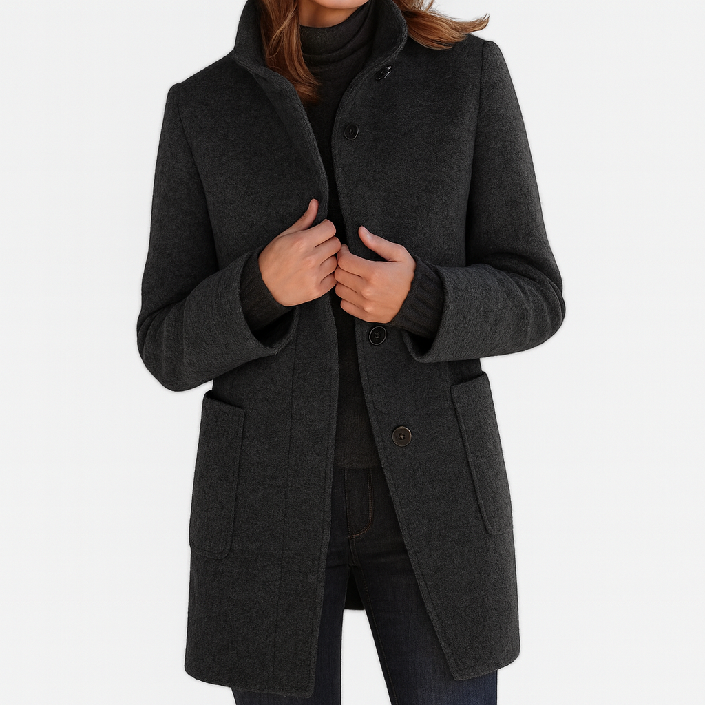 Gail - Coat With High Collar