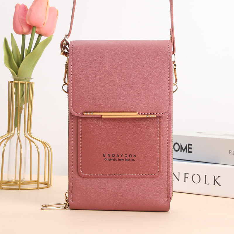 Joanne - Stylish Mobile Phone Messenger Bag with Touch Screen