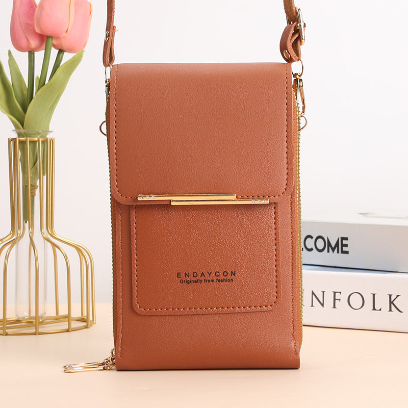 Joanne - Stylish Mobile Phone Messenger Bag with Touch Screen