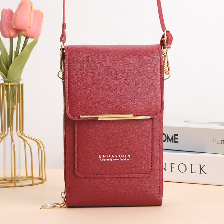Joanne - Stylish Mobile Phone Messenger Bag with Touch Screen