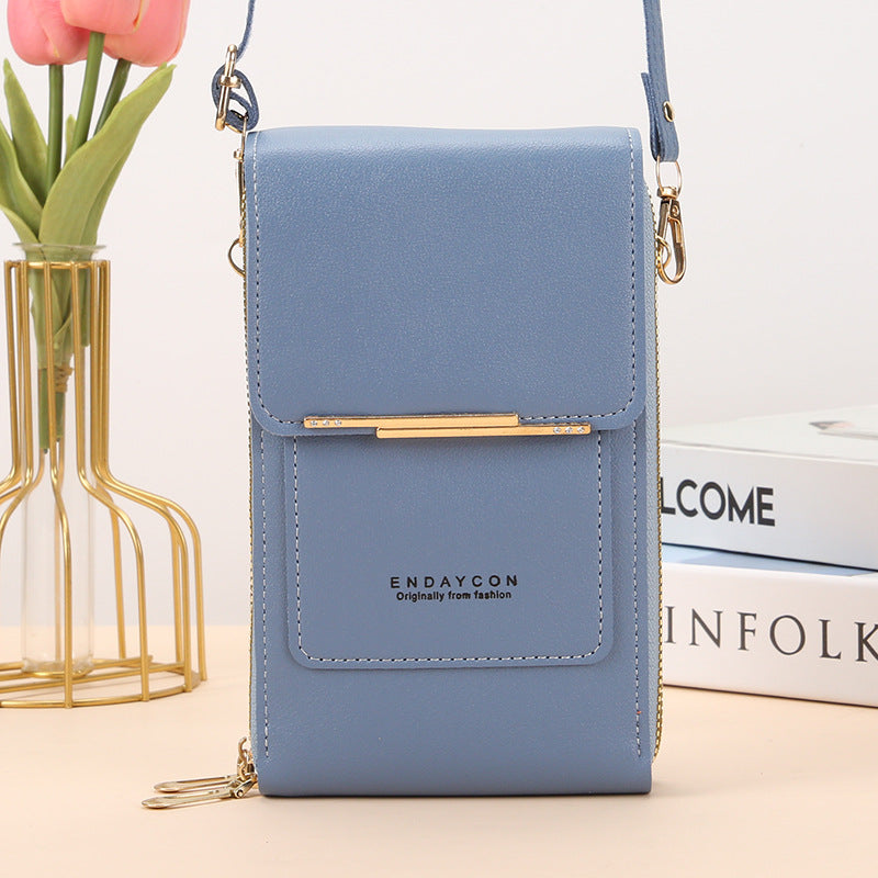 Joanne - Stylish Mobile Phone Messenger Bag with Touch Screen
