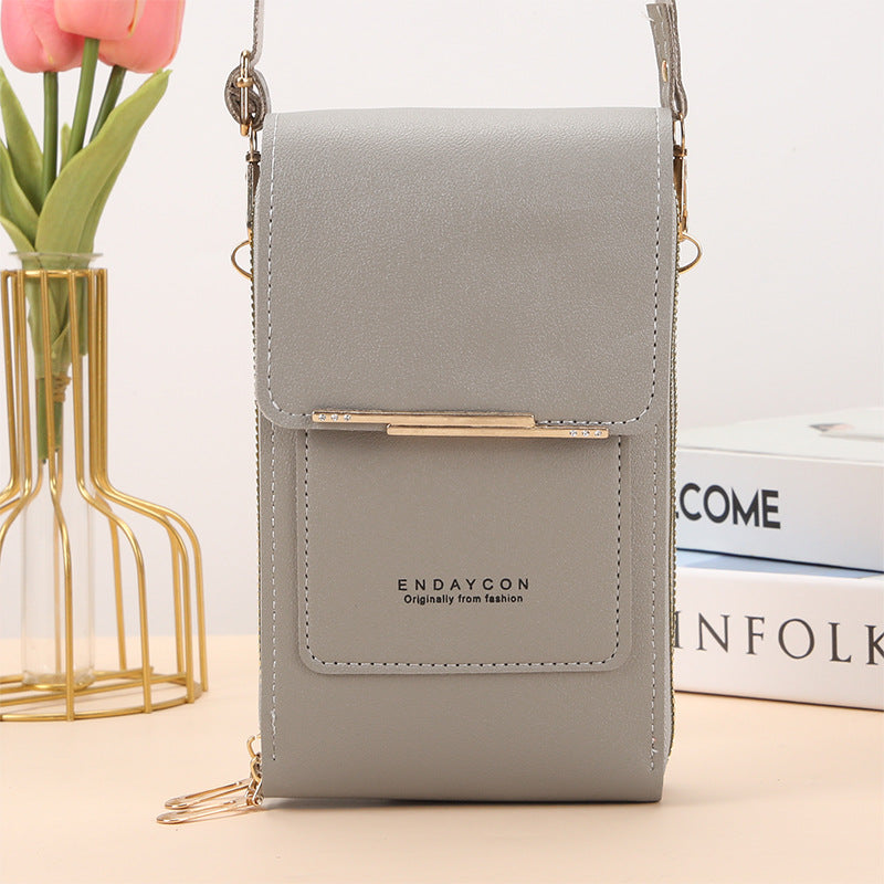 Joanne - Stylish Mobile Phone Messenger Bag with Touch Screen