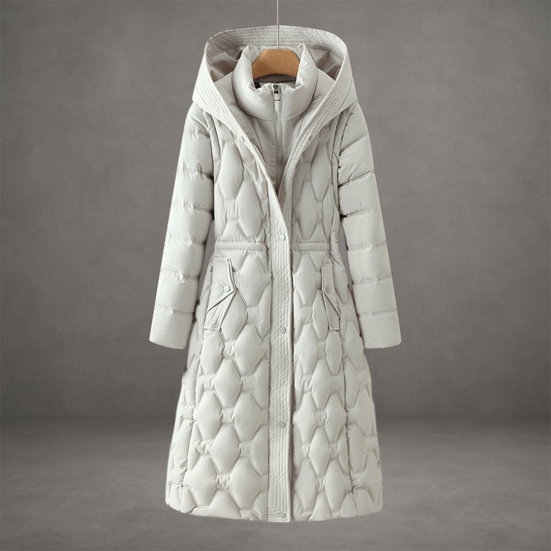 Carrie - Longline Hooded Down Coat