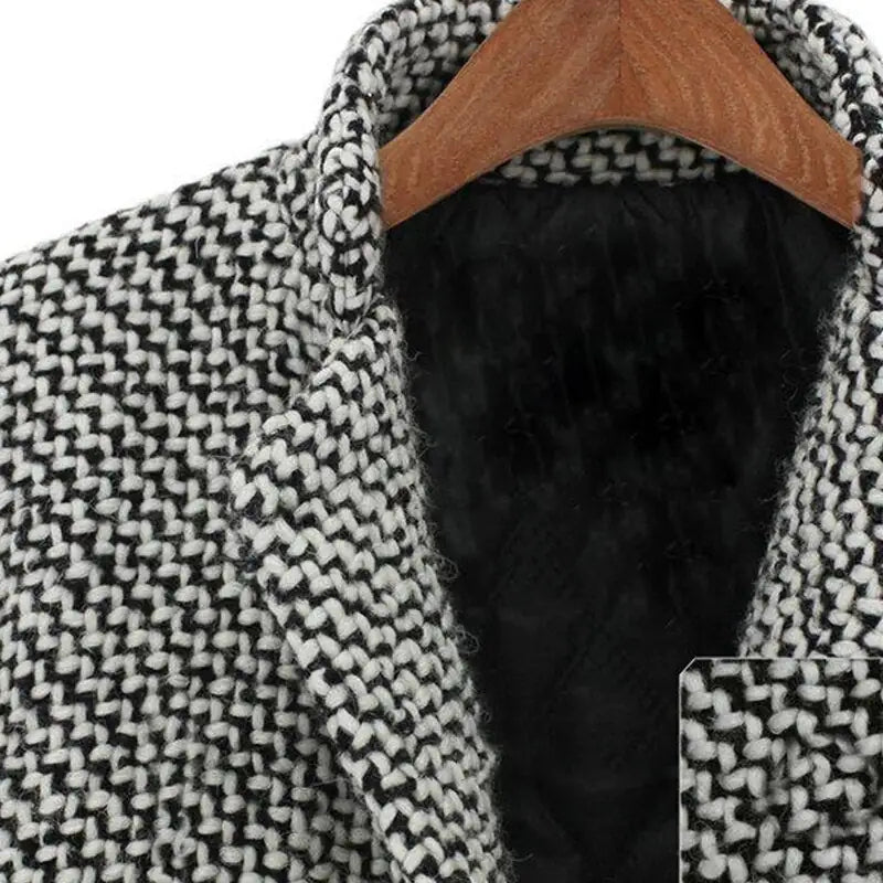 Louise - Long Checkered Coat