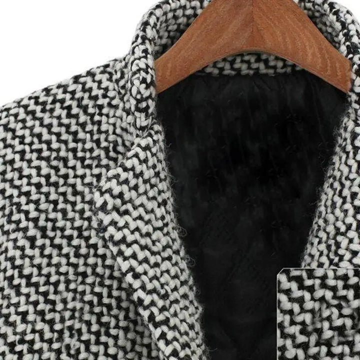 Louise - Long Checkered Coat