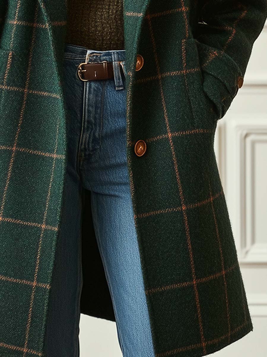 Beth - Classic Checked Coat