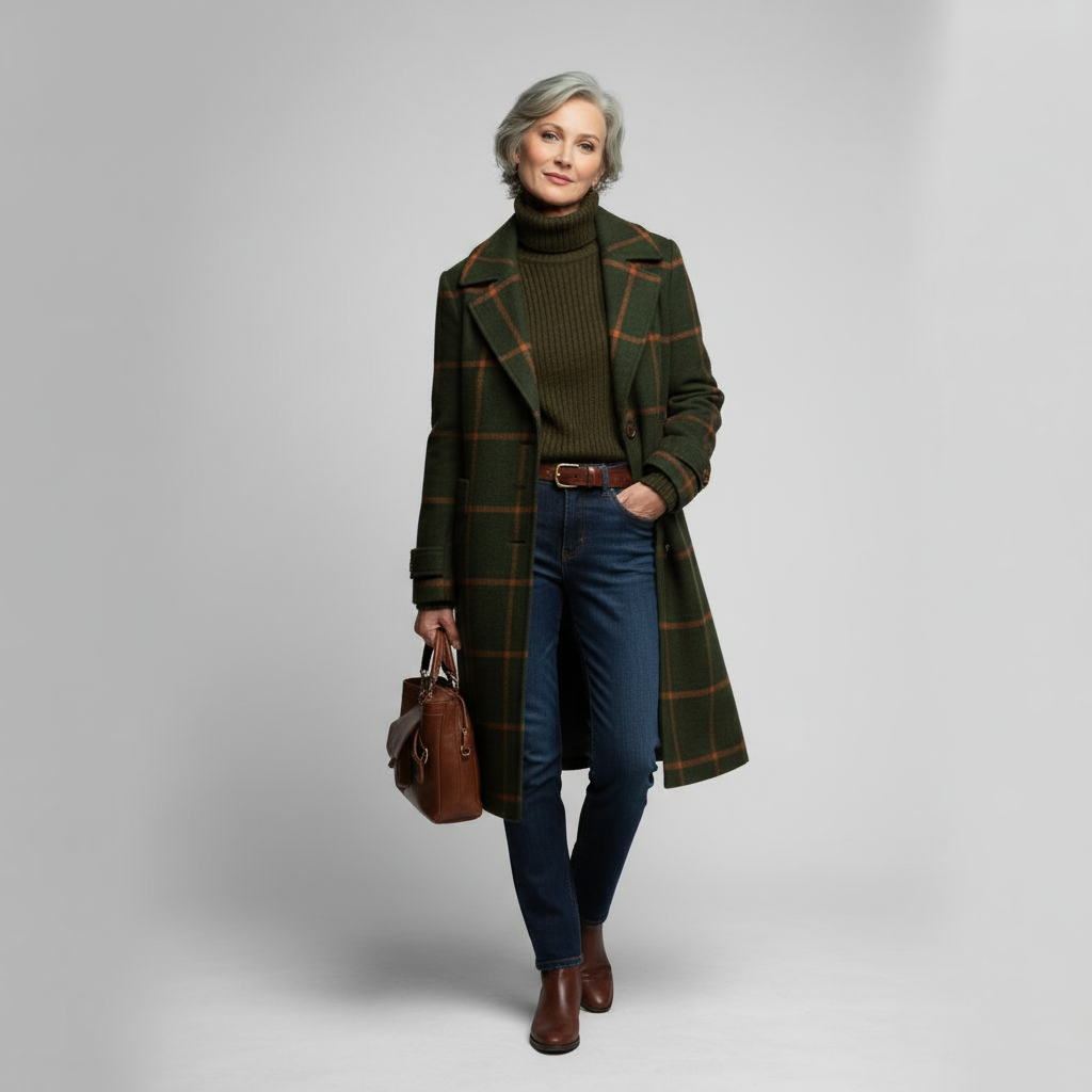 Beth - Classic Checked Coat