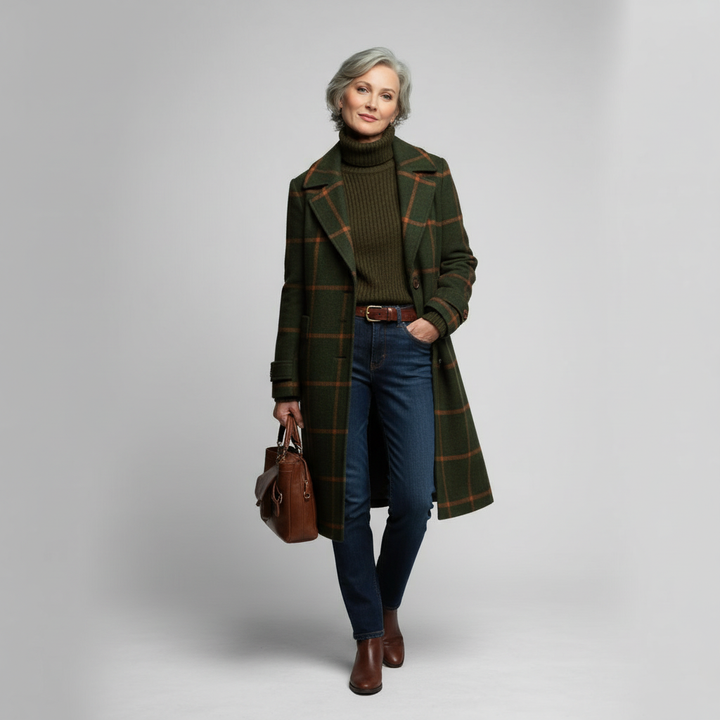 Beth - Classic Checked Coat